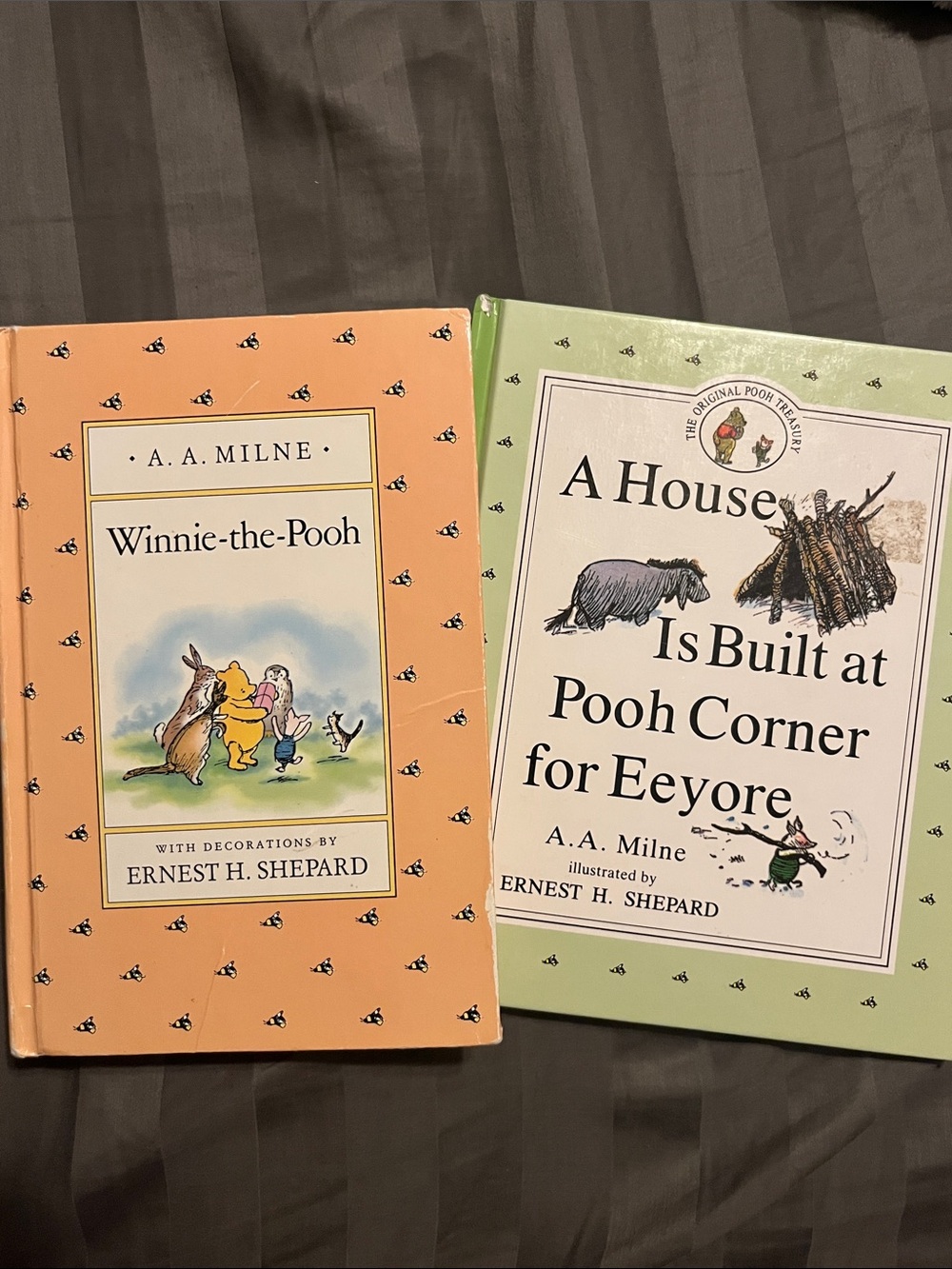 Winnie-the-Pooh Hardcover Book - A. A. Milne (Orange Cover)